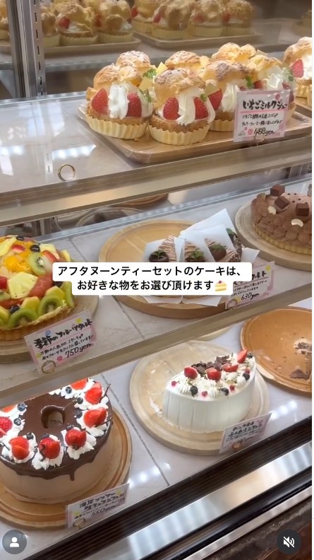シュシュ宇部店のショーケース